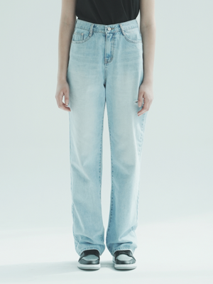 W1014 DAMAGE WIDE DENIM PANTS_LIGHT BLUE