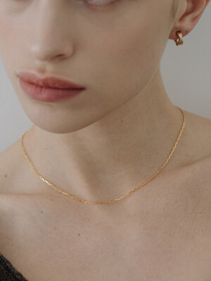 [silver925] TB010 mini clip chain necklace