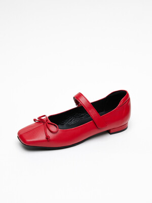 smart mary jane shoes red