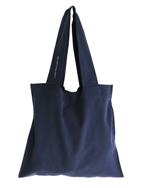 plain bag _ navy