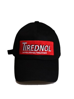 [unisex]TIREDNOL BOX BLACK BALL CAP