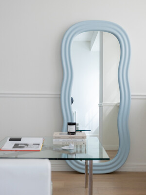 Wave Mirror (Sky Blue / Large)