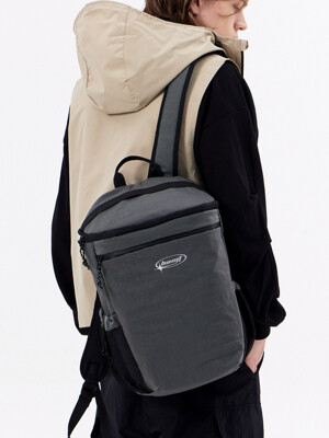Washed Nylon Essential Light Backpack_Gray