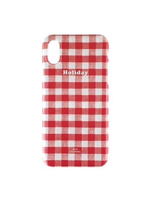 GINGHAM CHECK Phone case - Holiday