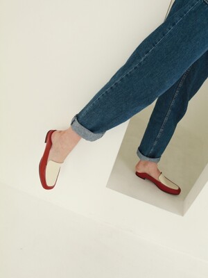 T101 twoway loafer cherry red (1.5cm)