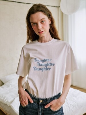 Daughter Daughter Daughter T-shirt, blue