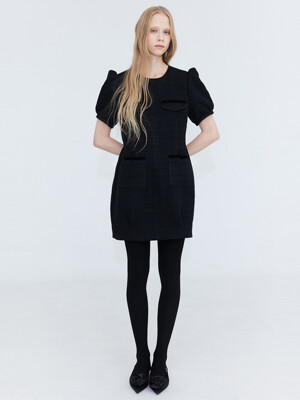 Tweed Mini Onepiece_Black