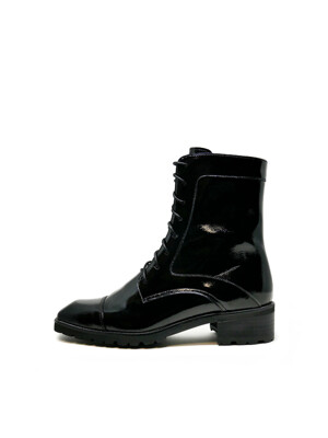 JDB0122305_LACE UP ANKLE BOOTS_BLACK