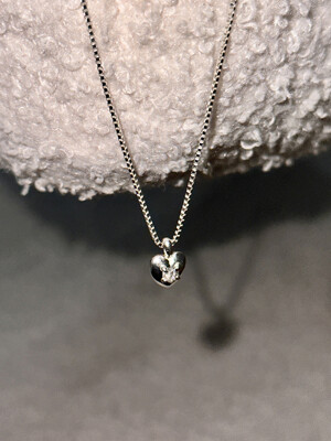 heart cubic necklace