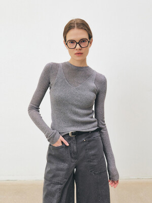 TFS LAYERED KNIT TOP_3COLORS