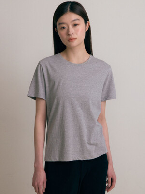 Regular T-shirts (Melange Grey)