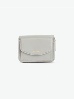 REIMS W016 Zipper poket Wallet Light Grey