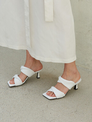 Sarah Sandals Leather White