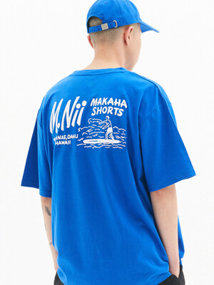 SURFING LOGO T-SHIRTS / BLUE