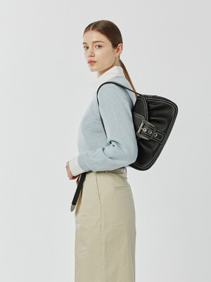 [단독]Arc shoulder bag / black