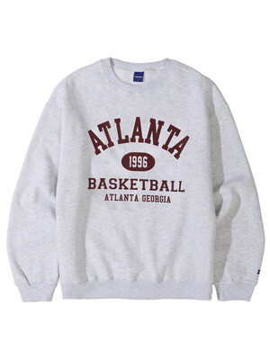 ATLANTA SWEATSHIRTS (MELANGE WHITE)