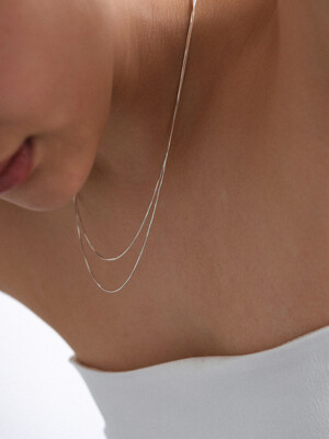Sparkle Line Necklace (silver925)(2color)