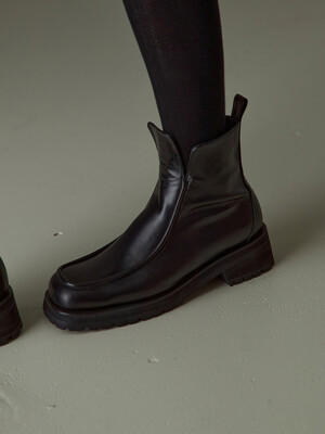 50mm Fernanda Mid-Heel Boots (BLACK)