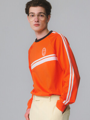 UNISEX, Lace Tape MS TEAM Uniform Long T / Orange