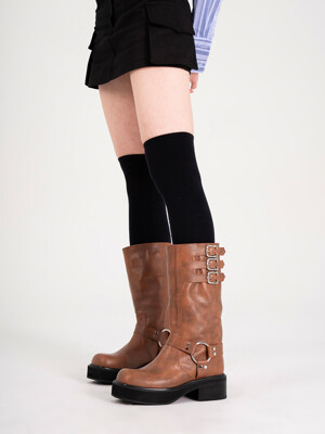 Sadie bike boots_Brown