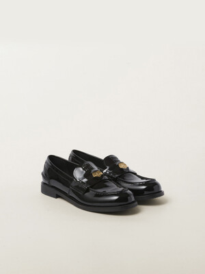 PATENT LEATHER PENNY LOAFER BLACK 5D773D F XWH F0002
