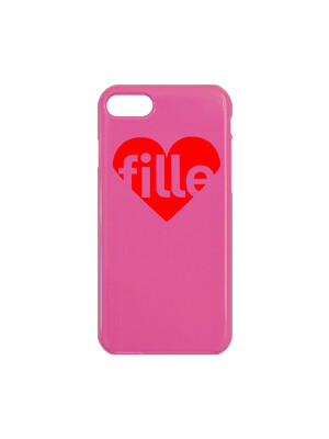 Heart Glossy iPhone Case_Pink_유광 하드케이스
