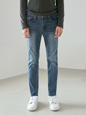 HIGH LIGHT SLIM STRAIGHT JEAN_DENIM