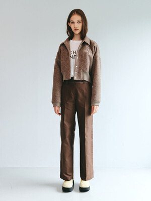 Toat Straight Trouser_Brown