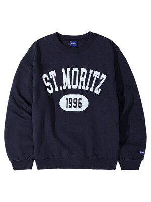 ST. MORITZ SWEATSHIRTS (NAVY)