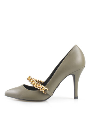 CHAIN TOP PUMPS/KHAKI