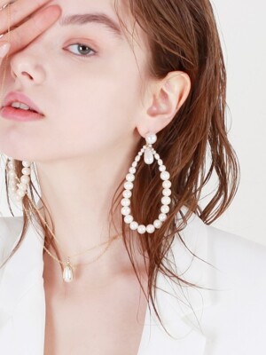 Pearl Bloom Earring[DL18SSER22WHF]