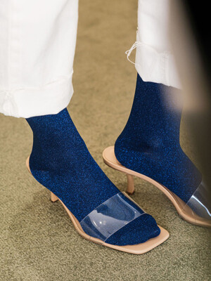 Glitter Socks Blue