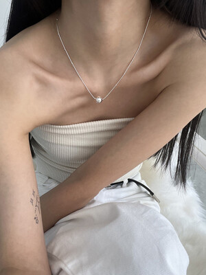 [925silver] Dangle necklace