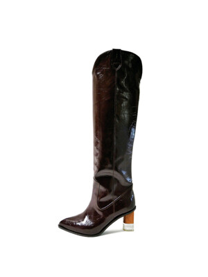 JDB00121703_WINE_WESTERN_LONG BOOTS