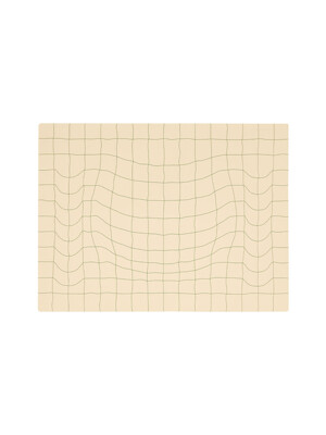 Grid Table Mat (Cream)