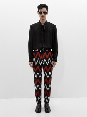 Sparky Printed Trousers(Black)_UTH-FP14