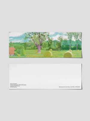 [데이비드 호크니 postcard] Normandie II, 25 x 8.7 cm 엽서
