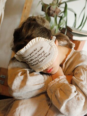린넨 슬리핑마스크 : Linen sleeping mask