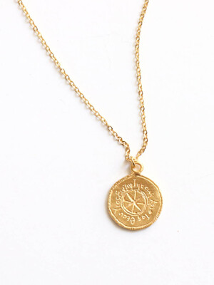 Medallion #01 IXTUS cyphers engraved