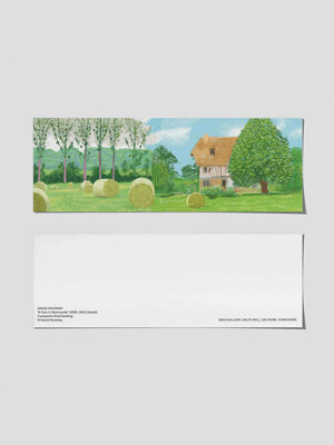 [데이비드 호크니 postcard] Normandie I, 25 x 8.7 cm 엽서