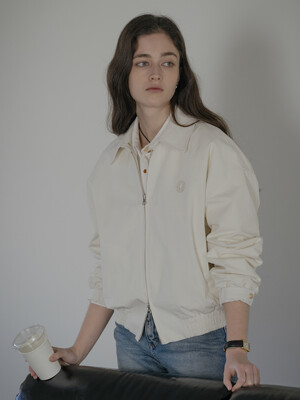 Bizo point 2-way blouson_Ivory