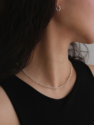 Bella Ball Chain Necklace (silver925)