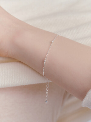 lilac cubic bracelet