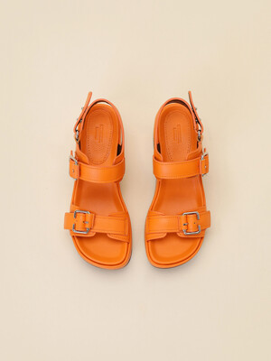 Buckle wedge sandal(orange)_DG2AM24033ORE