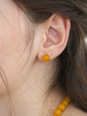 Yellow Crystal earring
