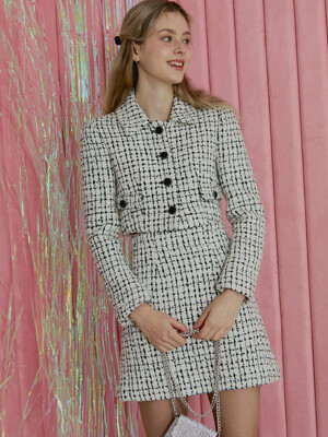 Lea Wool Tweed Jacket_2colors