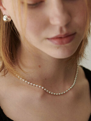 [925 silver] Un.silver.150 / gross corde necklace
