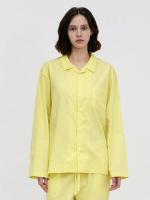 Stay Pajamas Longs Sleeve Shirts - Lemon Yellow