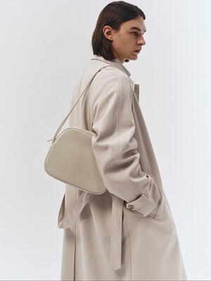 PEBBLE LEATHER SHOULDER BAG CREAM GREY_M_UDBA3E204CR