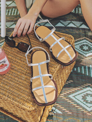 ljh7015 cross strap sandals _ 4colors